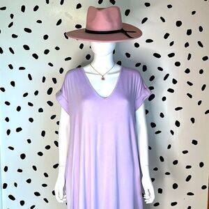 Entro, Lavender Maxi Dress, M
